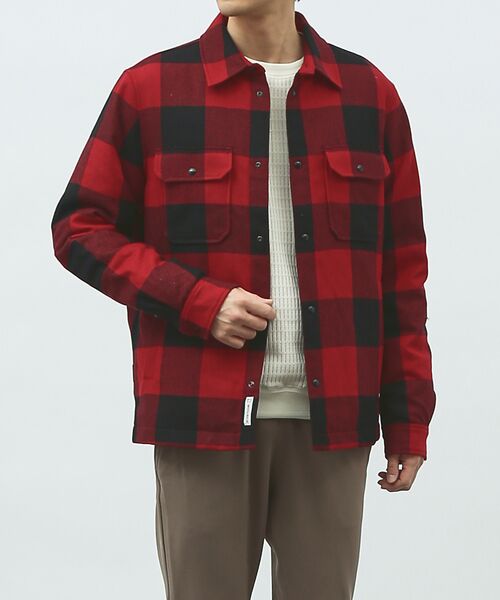 【WOOLRICH】ALASKAN WOOL CHECK OVERSHIRT ウ