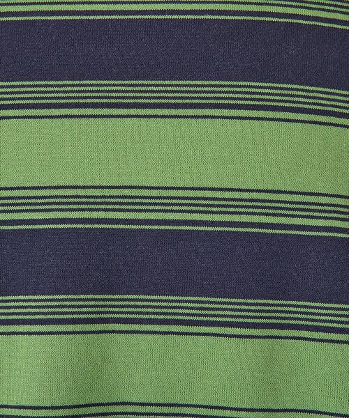ABAHOUSE / アバハウス Tシャツ | マルチボーダースウェット半袖シャツ / 6分袖/ ユニセックス | 詳細15