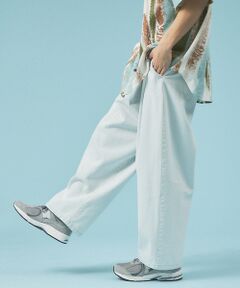 ABAHOUSE / アバハウス パンツ | 【WEB限定】タックバギーシルエットパンツ/ワイドテーパード/ユニセックス