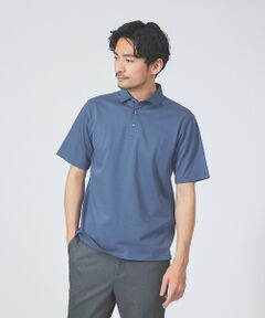 【マイクロ鹿の子】シルケット ポロシャツ