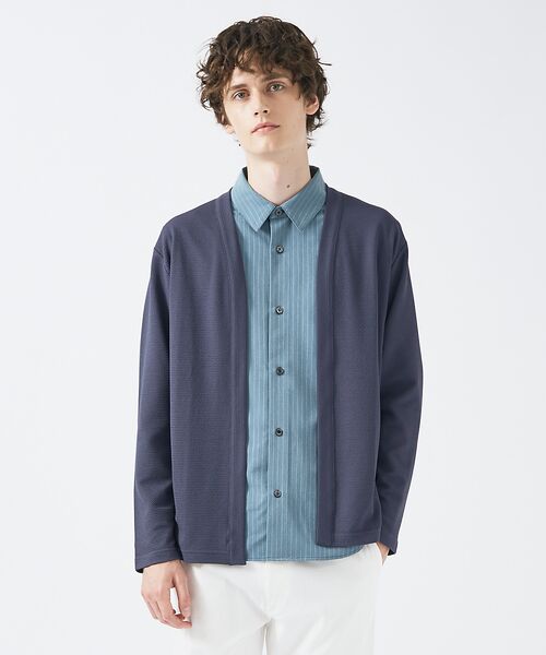 ABAHOUSE / アバハウス カーディガン・ボレロ | 【アンサンブル対応】フクレ ジャガード セミショール カーディガン | 詳細28