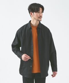 【LUXE Linen Solaro】長袖 リネンシャツ