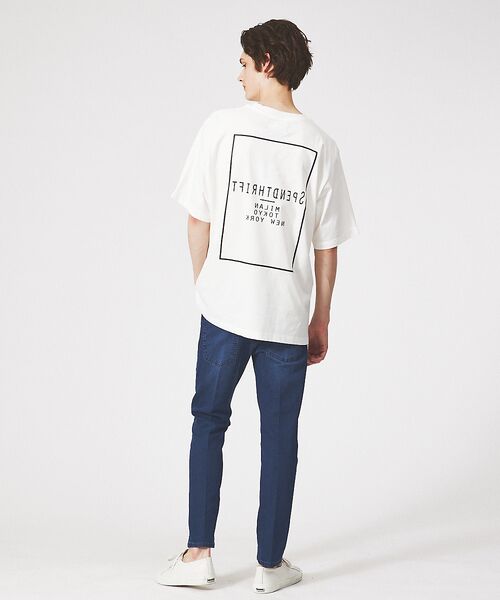 ABAHOUSE / アバハウス Tシャツ | 【SPEND THRIFT】バックプリント 半袖 ロゴTシャツ / STAR | 詳細10