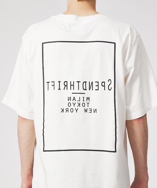 ABAHOUSE / アバハウス Tシャツ | 【SPEND THRIFT】バックプリント 半袖 ロゴTシャツ / STAR | 詳細5