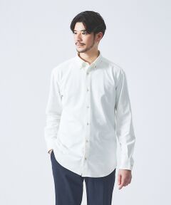 【FLEX SHIRTS】リネンフェイス マルチストレッチ ボタンダウン ブロー