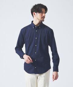 【FLEX SHIRTS】リネンフェイス マルチストレッチ ボタンダウン ブロー