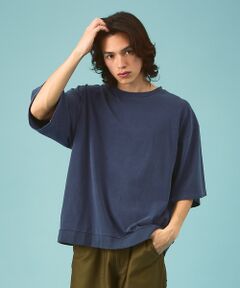 ルーズシルエット/天竺ピグメント/半袖Tシャツ/ユニセックス