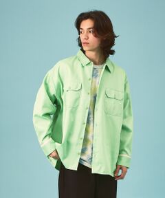 【Dickies/ディッキーズ 】オーバーサイズ 無地 ワンポイントロゴ / ロ