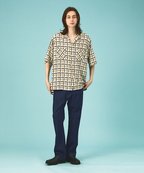 Dan River/ダンリバー】CHECK BOX SS SHIRT/チェック （シャツ