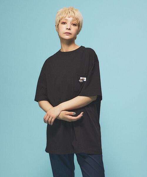 ABAHOUSE / アバハウス Tシャツ | 【DICKIES/ディッキーズ】ポケットTシャツ / remind meバックプ | 詳細15