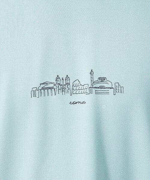 ABAHOUSE / アバハウス Tシャツ | 【CITY】刺繍 ポンチ 半袖 Tシャツ | 詳細5