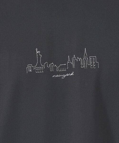 ABAHOUSE / アバハウス Tシャツ | 【CITY】刺繍 ポンチ 半袖 Tシャツ | 詳細16