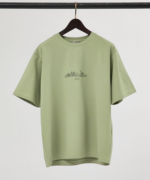 ABAHOUSE / アバハウス Tシャツ | 【CITY】刺繍 ポンチ 半袖 Tシャツ | 詳細21
