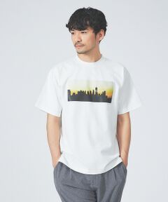 【CITY】フォトプリント ポンチ 半袖 Tシャツ