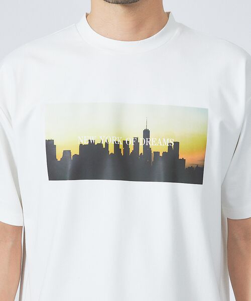ABAHOUSE / アバハウス Tシャツ | 【CITY】フォトプリント ポンチ 半袖 Tシャツ | 詳細10