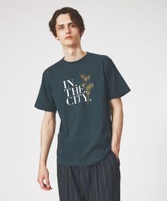 【IN THE CITY】ドライフラワー 半袖 Tシャツ