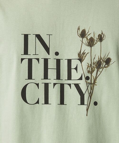 ABAHOUSE / アバハウス Tシャツ | 【IN THE CITY】ドライフラワー 半袖 Tシャツ | 詳細14