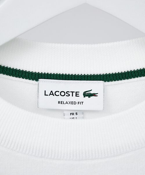 ABAHOUSE / アバハウス Tシャツ | 【LACOSTE/ラコステ】リラックス ロゴ ニットTシャツ | 詳細3