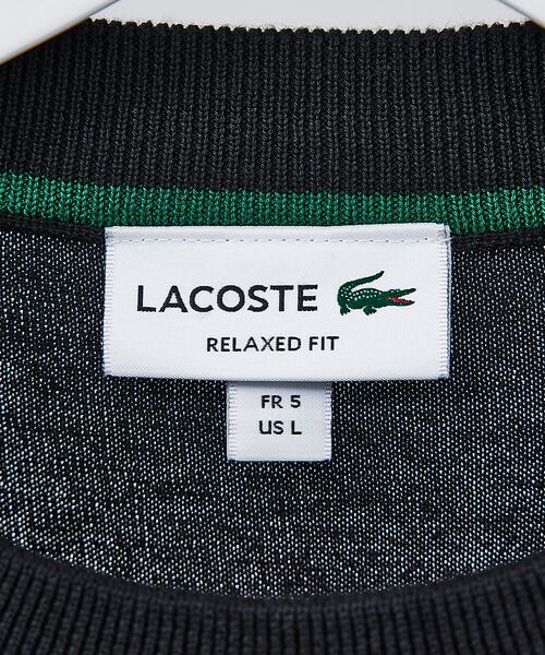 ABAHOUSE / アバハウス Tシャツ | 【LACOSTE/ラコステ】リラックス ロゴ ニットTシャツ | 詳細9