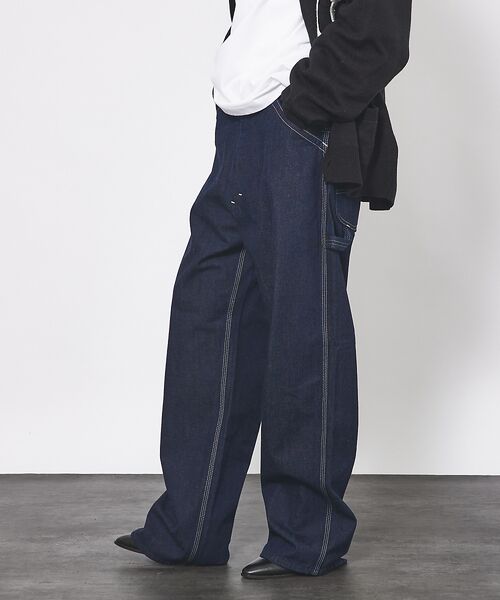 ABAHOUSE / アバハウス デニムパンツ | 【Lee/リー】DUNGAREES WIDE PAINTER PANTS/ユニセ | 詳細1