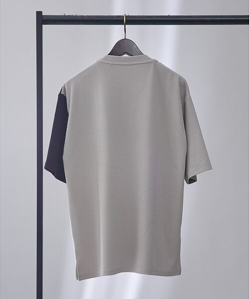 ABAHOUSE / アバハウス Tシャツ | 【パネル切替】フクレジャガード 半袖 Tシャツ【予約】 | 詳細13