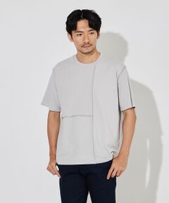 【パネル切替】ミニ裏毛 半袖 Tシャツ