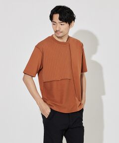 【パネル切替】ミニ裏毛 半袖 Tシャツ