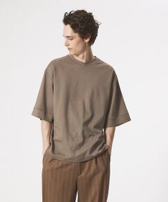 ABAHOUSE / アバハウス Tシャツ | 【定番】ドロップショルダー 五分袖 メローロック Tシャツ