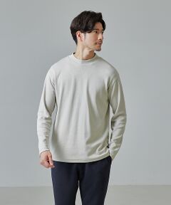 【モックネック】ハリヌキ ストレッチ 長袖 Ｔシャツ