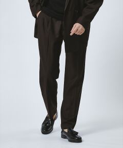 ABAHOUSE / アバハウス パンツ | 【セットアップ対応】2タック ワイド トラウザーズ/スラックス