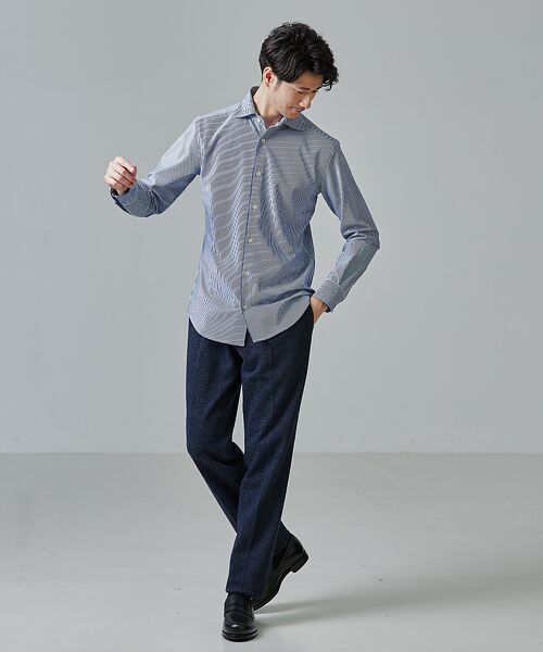 セットアップ対応/FLEX PANTS】ムリネ ジャージ ツイル スラックス