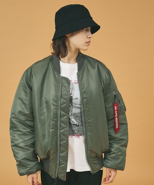 ABAHOUSE / アバハウス ブルゾン | 【ALPHA INDUSTRIES アルファ インダストリーズ】 MA-1 CO | 詳細9