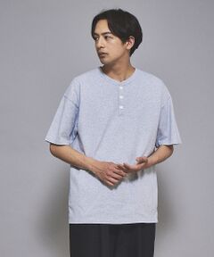 【グッドウェア】USAコットン ヘンリーネック ショートスリーブ Tシャツ