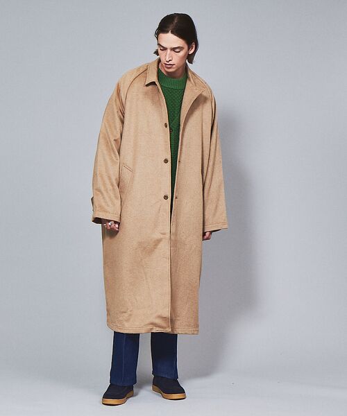 最安値セールSUMARI Wool Gabardine Balmacaan Coat ジャケット・アウター