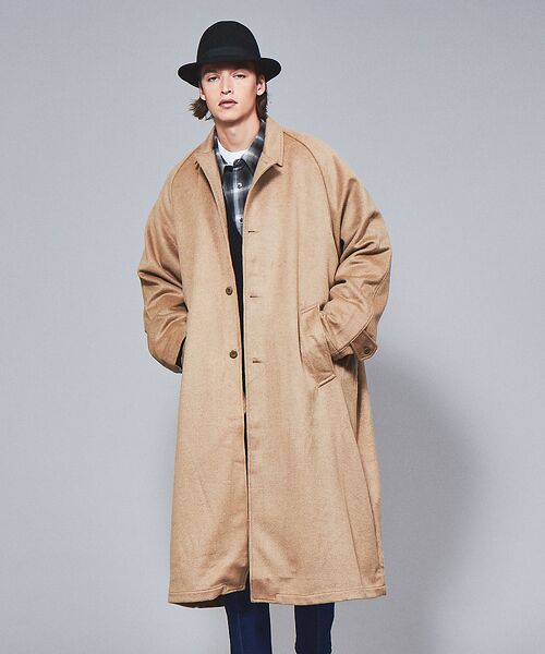 TOWNCRAFT/タウンクラフト】WOOL BALMACAAN COAT （ステンカラーコート