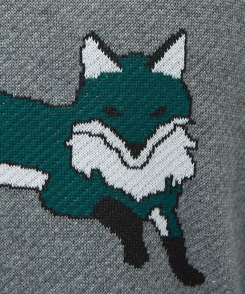 ABAHOUSE / アバハウス ニット・セーター | 【PENNYS / ペニーズ】 FOX　BIG logo sweater | 詳細1