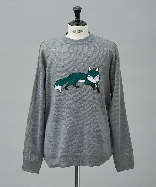 ABAHOUSE / アバハウス ニット・セーター | 【PENNYS / ペニーズ】 FOX　BIG logo sweater | 詳細4