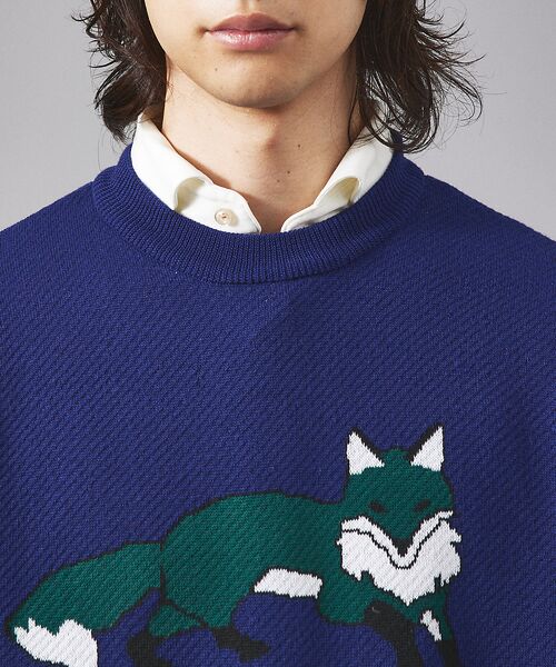 ABAHOUSE / アバハウス ニット・セーター | 【PENNYS / ペニーズ】 FOX　BIG logo sweater | 詳細8