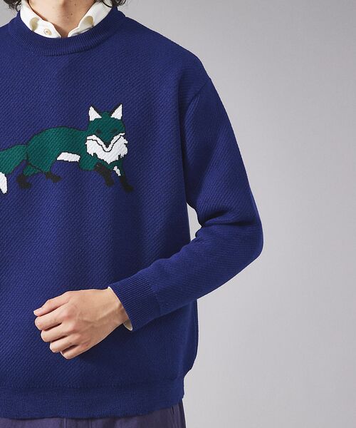 ABAHOUSE / アバハウス ニット・セーター | 【PENNYS / ペニーズ】 FOX　BIG logo sweater | 詳細9
