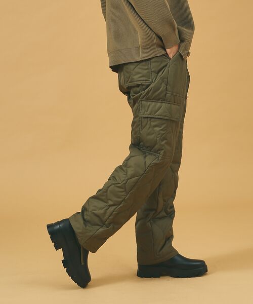 TAION / タイオン】MILITARY CARGO DOWN PANTS/ （カーゴパンツ