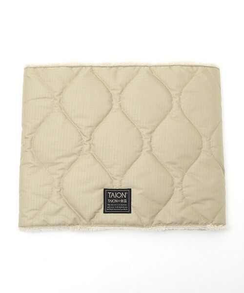 ABAHOUSE / アバハウス マフラー・ショール・スヌード・ストール | 【TAION /タイオン】リバーシブル ダウンネックウォーマー/DOWN NEC | 詳細13