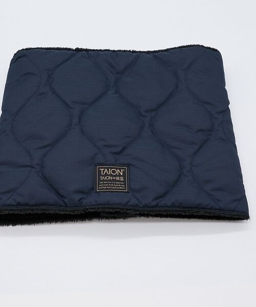 ABAHOUSE / アバハウス マフラー・ショール・スヌード・ストール | 【TAION /タイオン】リバーシブル ダウンネックウォーマー/DOWN NEC | 詳細15