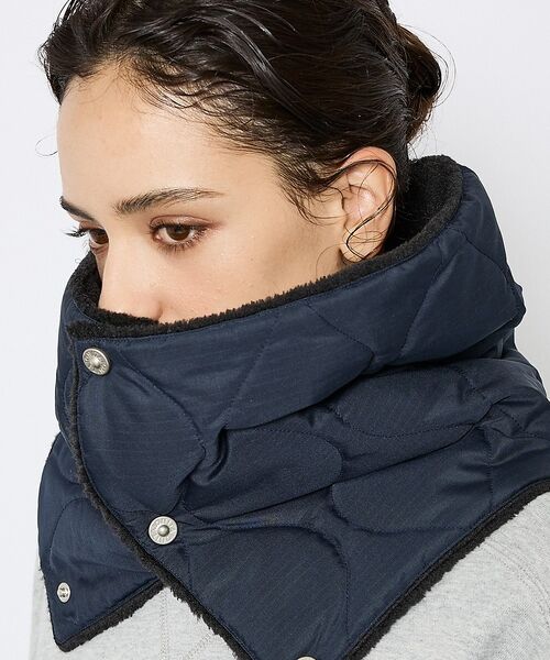 ABAHOUSE / アバハウス マフラー・ショール・スヌード・ストール | 【TAION /タイオン】リバーシブル ダウンネックウォーマー/DOWN NEC | 詳細18