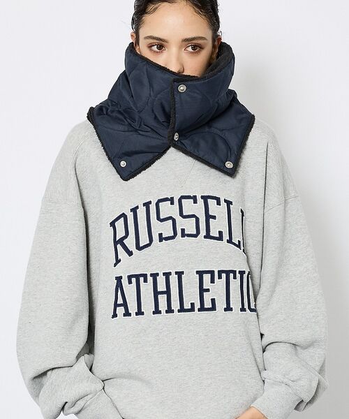 ABAHOUSE / アバハウス マフラー・ショール・スヌード・ストール | 【TAION /タイオン】リバーシブル ダウンネックウォーマー/DOWN NEC | 詳細19