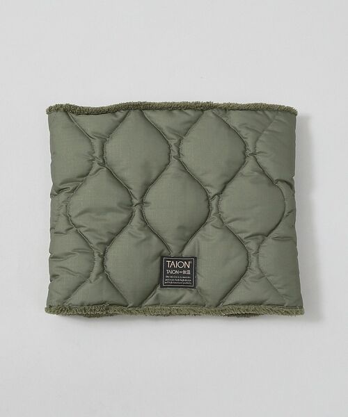 ABAHOUSE / アバハウス マフラー・ショール・スヌード・ストール | 【TAION /タイオン】リバーシブル ダウンネックウォーマー/DOWN NEC | 詳細9