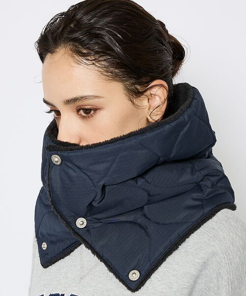 ABAHOUSE / アバハウス マフラー・ショール・スヌード・ストール | 【TAION /タイオン】リバーシブル ダウンネックウォーマー/DOWN NEC | 詳細29
