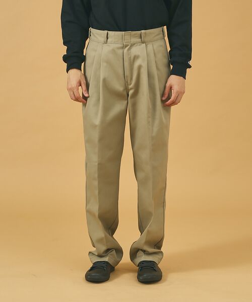 ABAHOUSE / アバハウス パンツ | 【Dickies/ディッキーズ】PLEATED FRONT / タック プリーツ | 詳細5