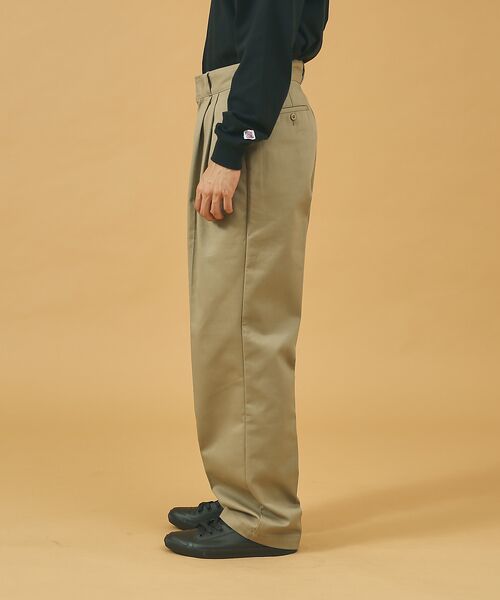 ABAHOUSE / アバハウス パンツ | 【Dickies/ディッキーズ】PLEATED FRONT / タック プリーツ | 詳細6