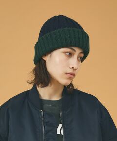 【RUBEN/ルーベン】RIVERSIBLE RIB WATCH CAP /リバ