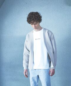 ABAHOUSE / アバハウス カーディガン・ボレロ | 【ウォッシャブル】リップルボーダー ボタンレス ニット カーディガン